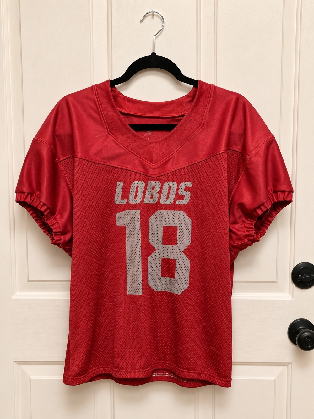 Authentic UNM Lobos Team-Issued #18 Football Jersey Douglas Adult 2XL